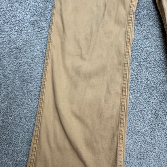 Woolrich Canvas Carpenter Pants Men 34x32 Brown Tan Cotton Straight Utility Work - Picture 9 of 16